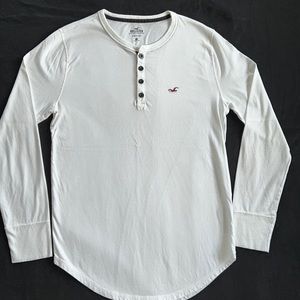 Hollister Henley Tee - white